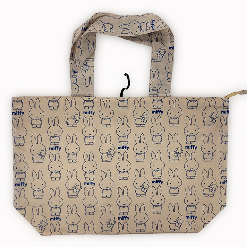 miffy エコバッグL ミッフィーフェイス BE